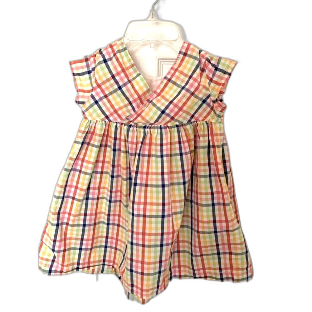Hannah Andersson gingham dress size 100 4